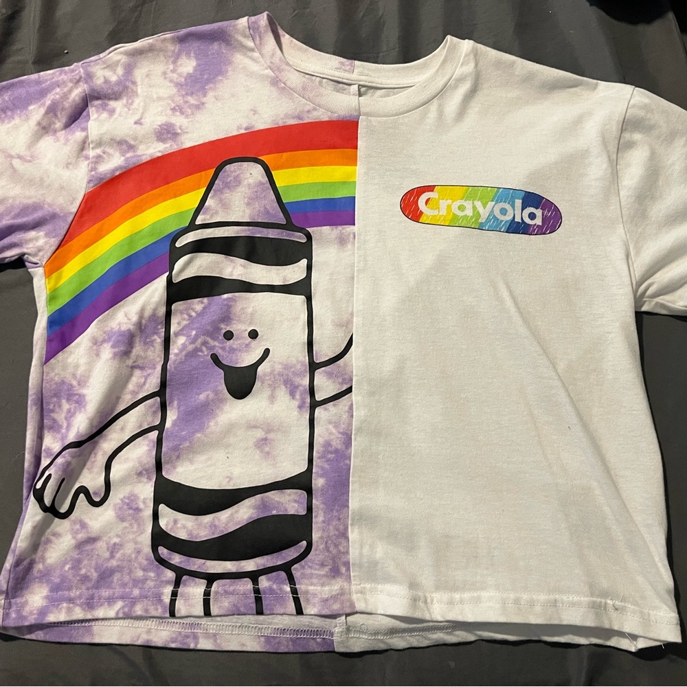 Crayola L crop top